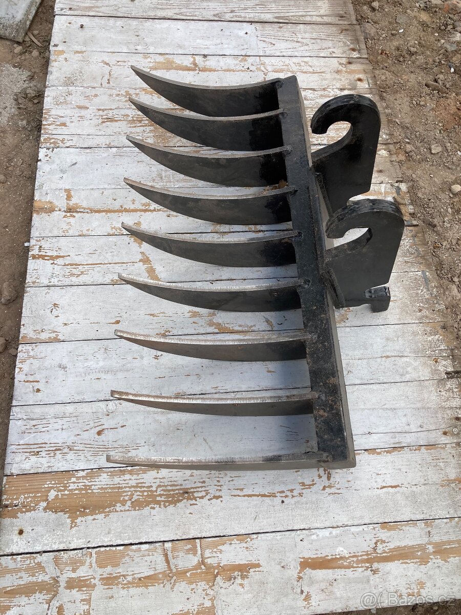 Rozrývák, hrábě na bagr - 2