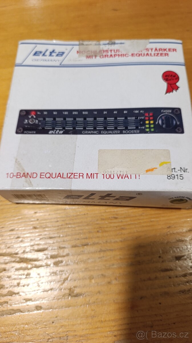 Zesilovač s equalizerem Elta - 2