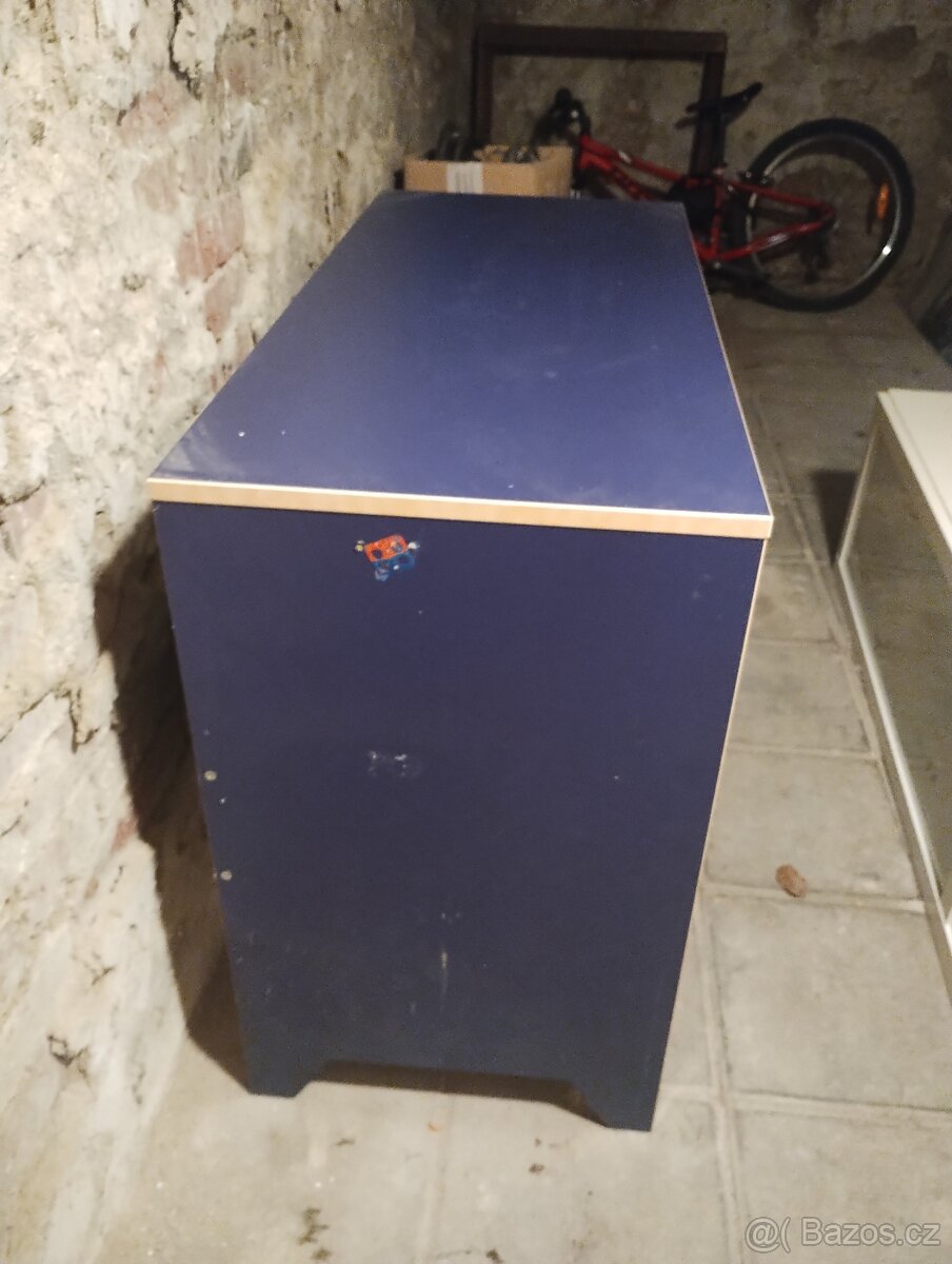 Dětský stůl, modrá barva - 2