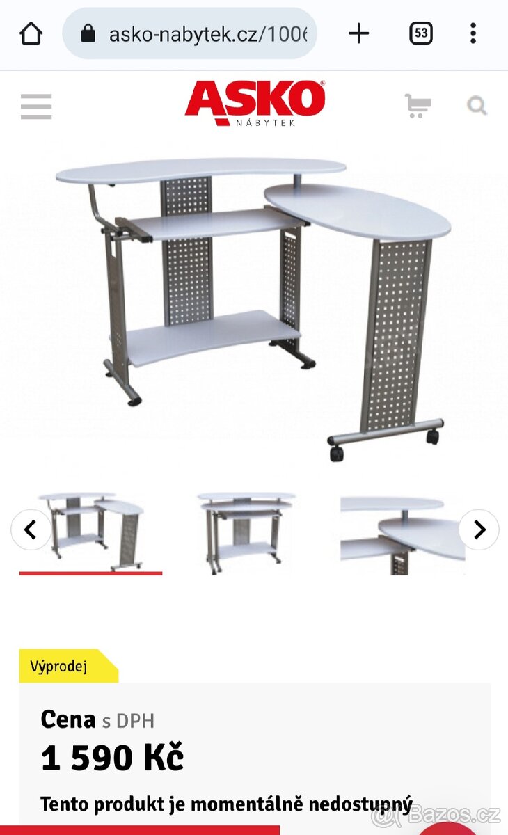 DOVOZ MOŽNÝ rozkládací stolek možno i se židličkou - 2