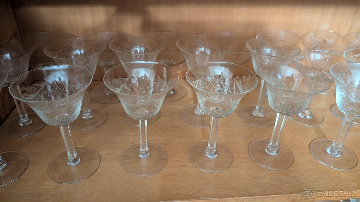 broušené sklenice - 2