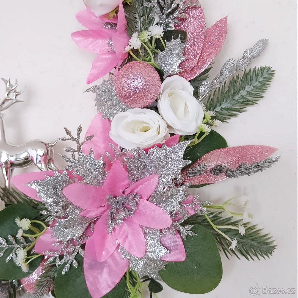 Vánoční zimní věnec - 2