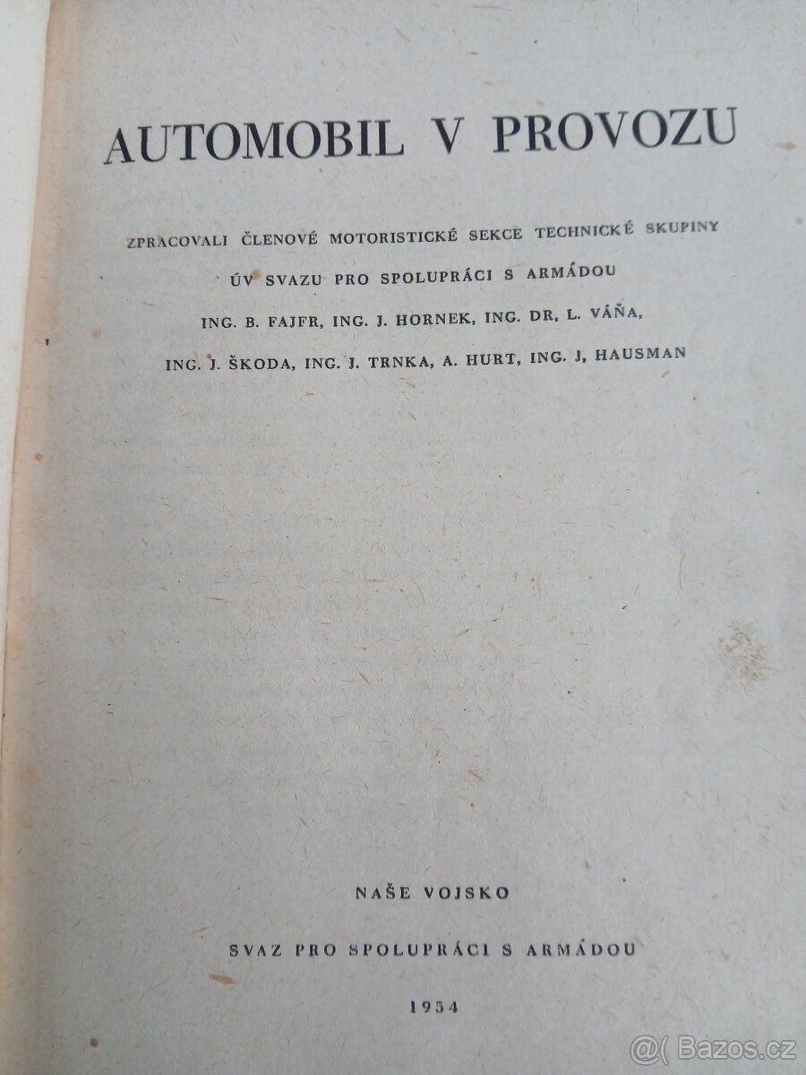 Automobil v provozu - 2