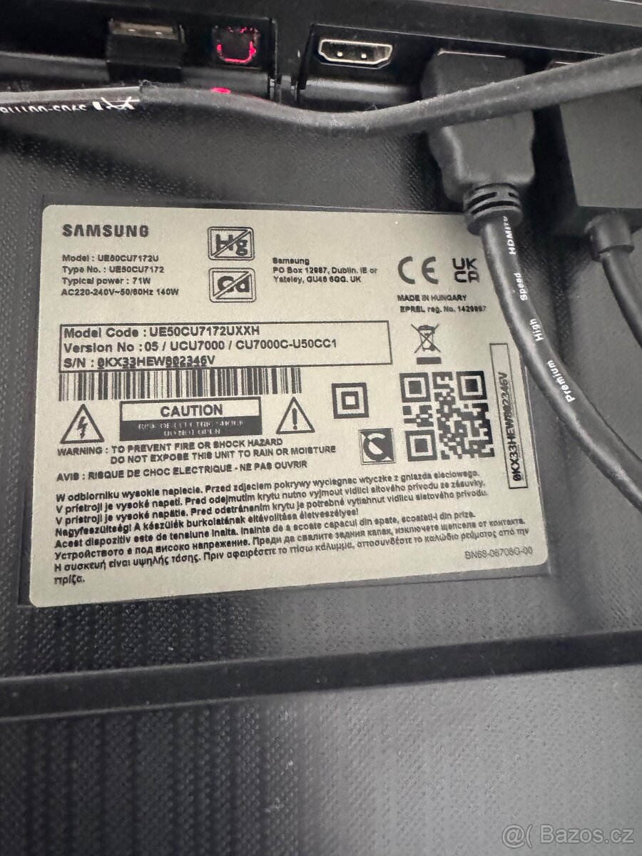 Televízor Samsung UE50CU7172 - 2