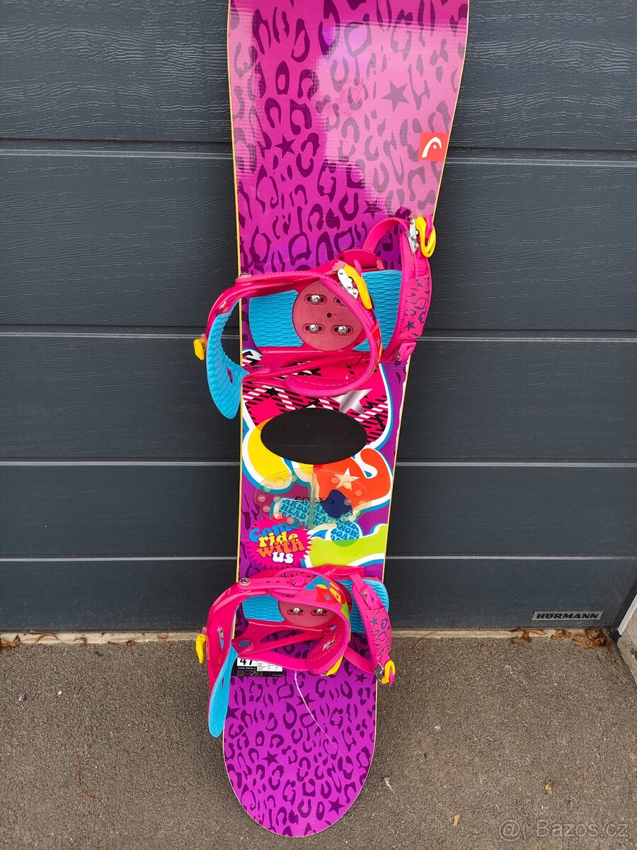 Snowboard s vázáním Head a vakem - 2