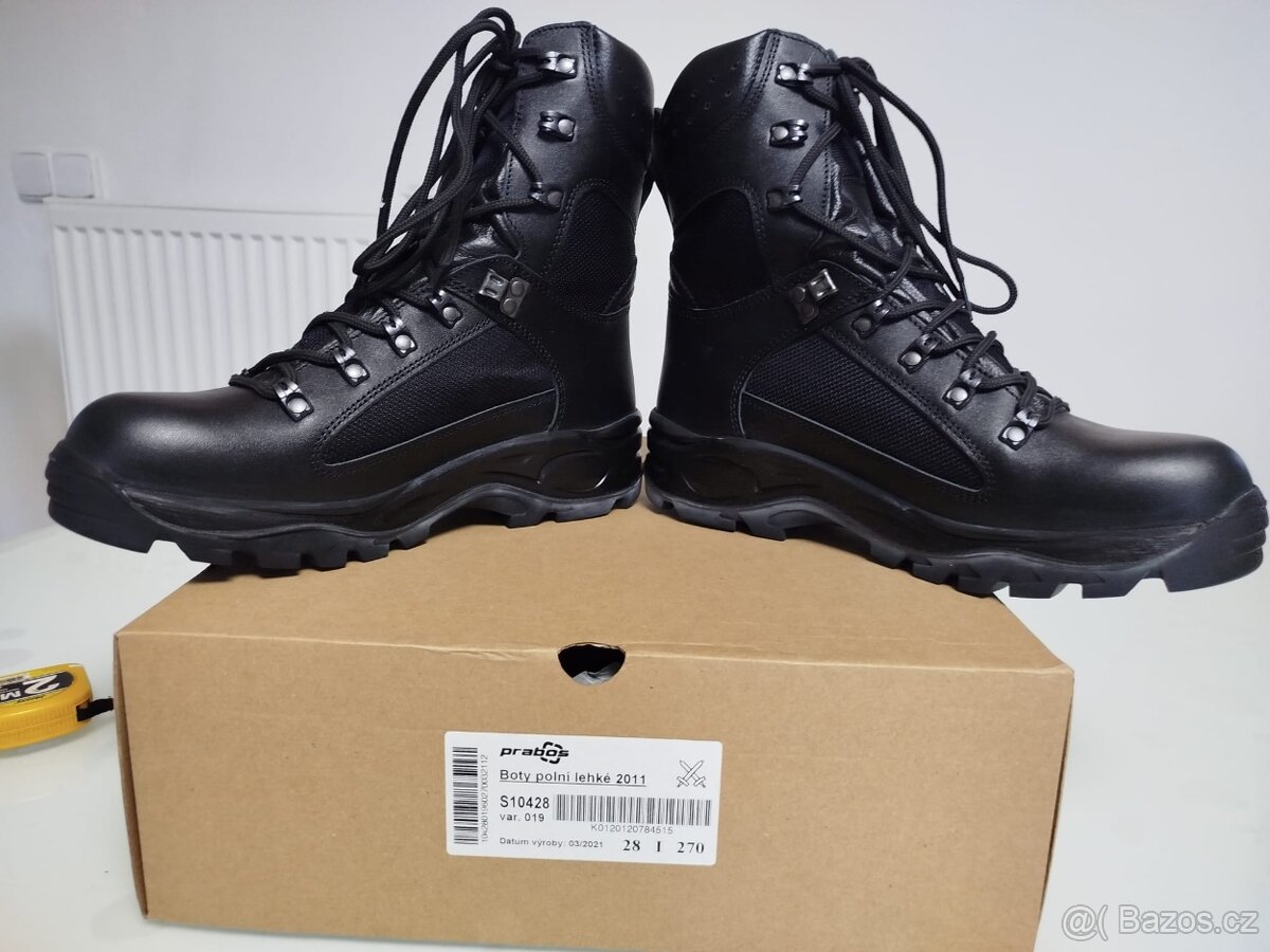 VOJENSKÉ BOTY KANADY PRABOS GORETEX -VELIKOST 8-42-28 - 2