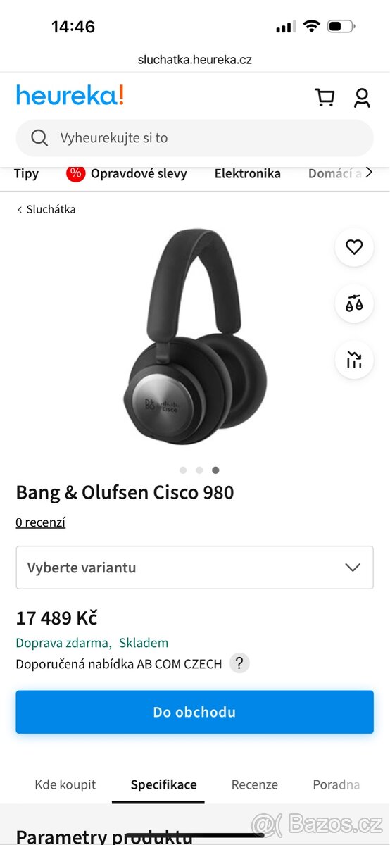 Sluchátka Bang & Olufsen cisco 980 - 2