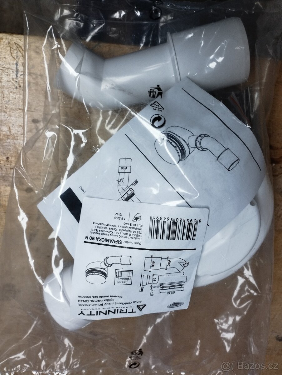 Sifon na sprchovou vaničku Gienger Trinnity - 2