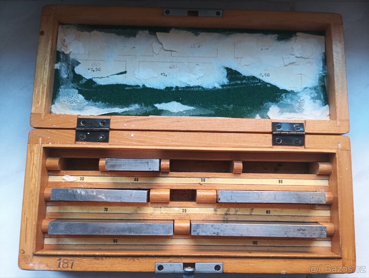 Prodám použité koncové měrky - 2