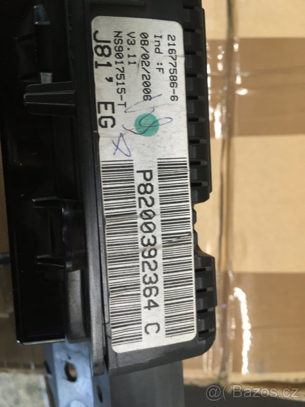 Přístrojová deska,tachometr Espace 4 - 2