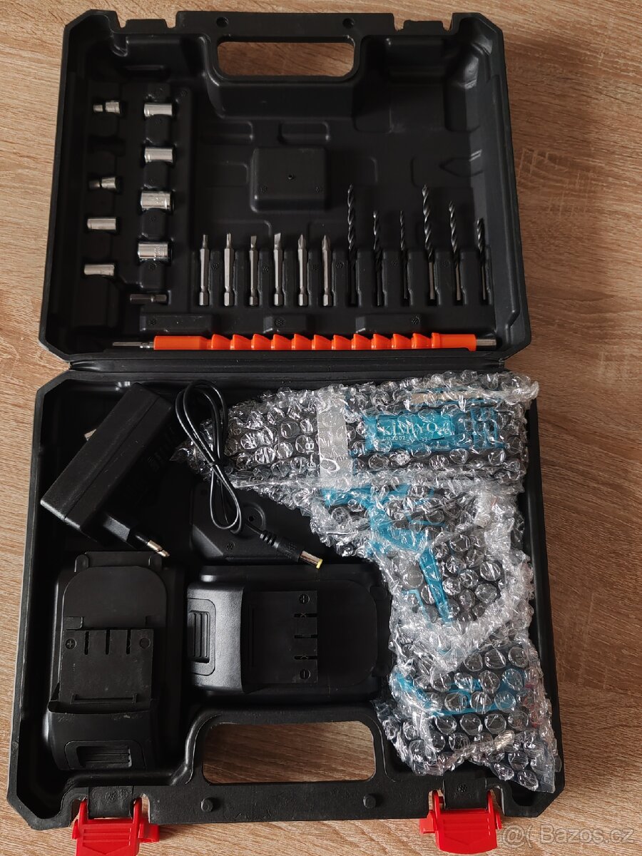 Nová Aku Vrtačka 2x baterie - 2