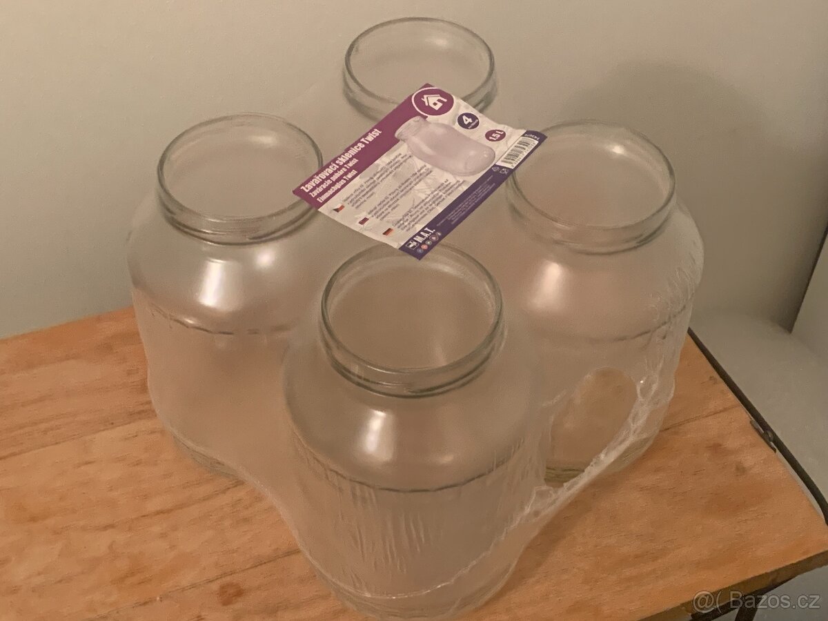 Zavařovací sklenice 1,5 L zabalené (čtyřbalení) - 2