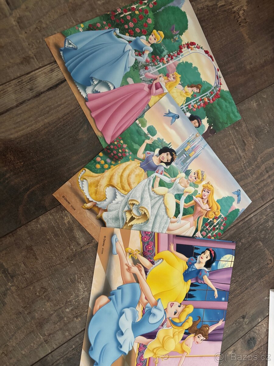 Princezny Disney 3x 5+ - 2