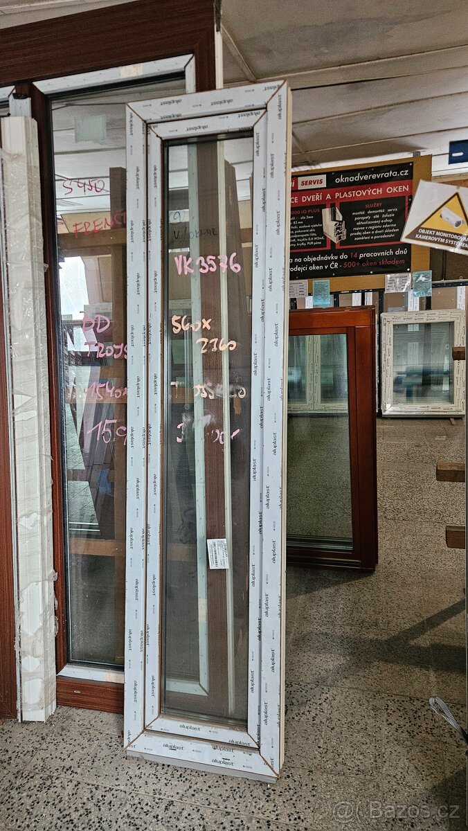 Okno PVC - 560x2360 - NOVÉ - 2