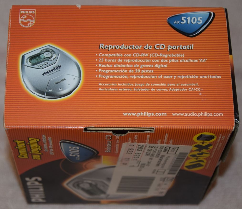 CD přehrávač Philips AX-5105, mnoho příslušenství, nový - 2