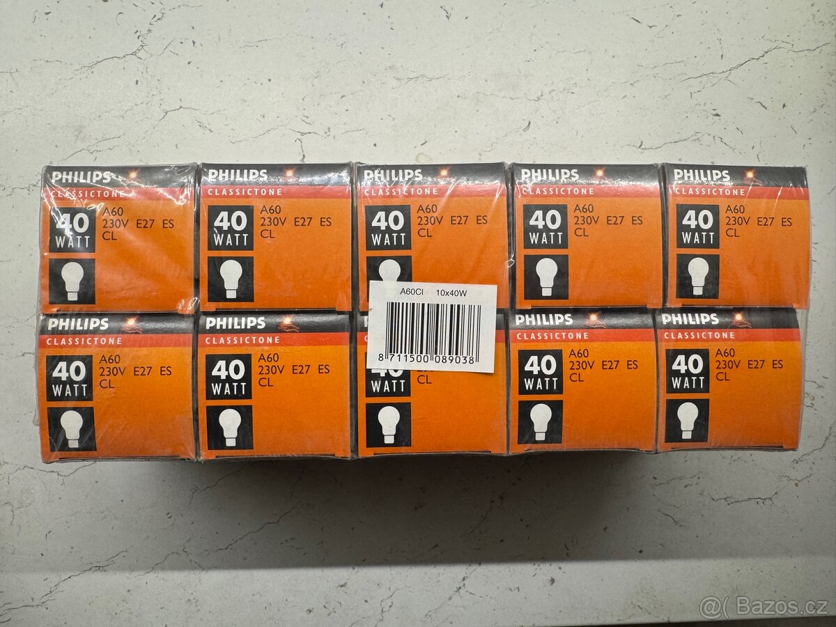 Zarovky Philips E27 - 2