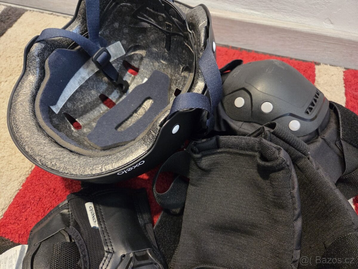 Sada chráničů Oxelo FIT500 + helma MF500 - 2