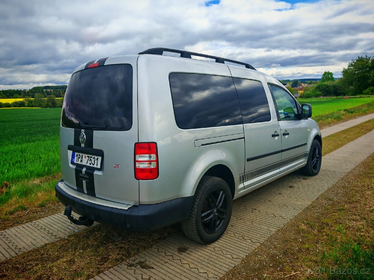 Vw Caddy maxi 2.0tdi, 4x4, 4motion, klima, tažné. - 2