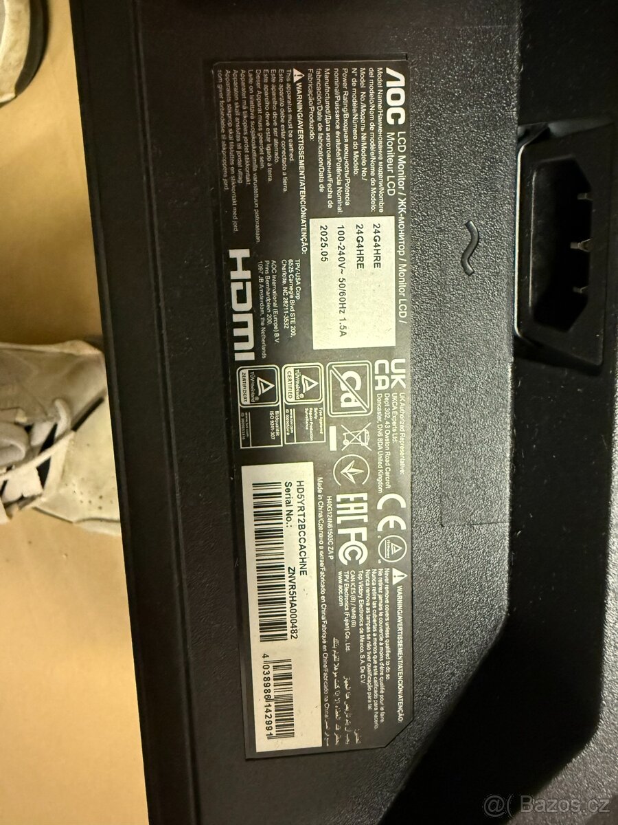 AOC 24G4HRE PRASKLÝ|FUNKČNÍ - 2