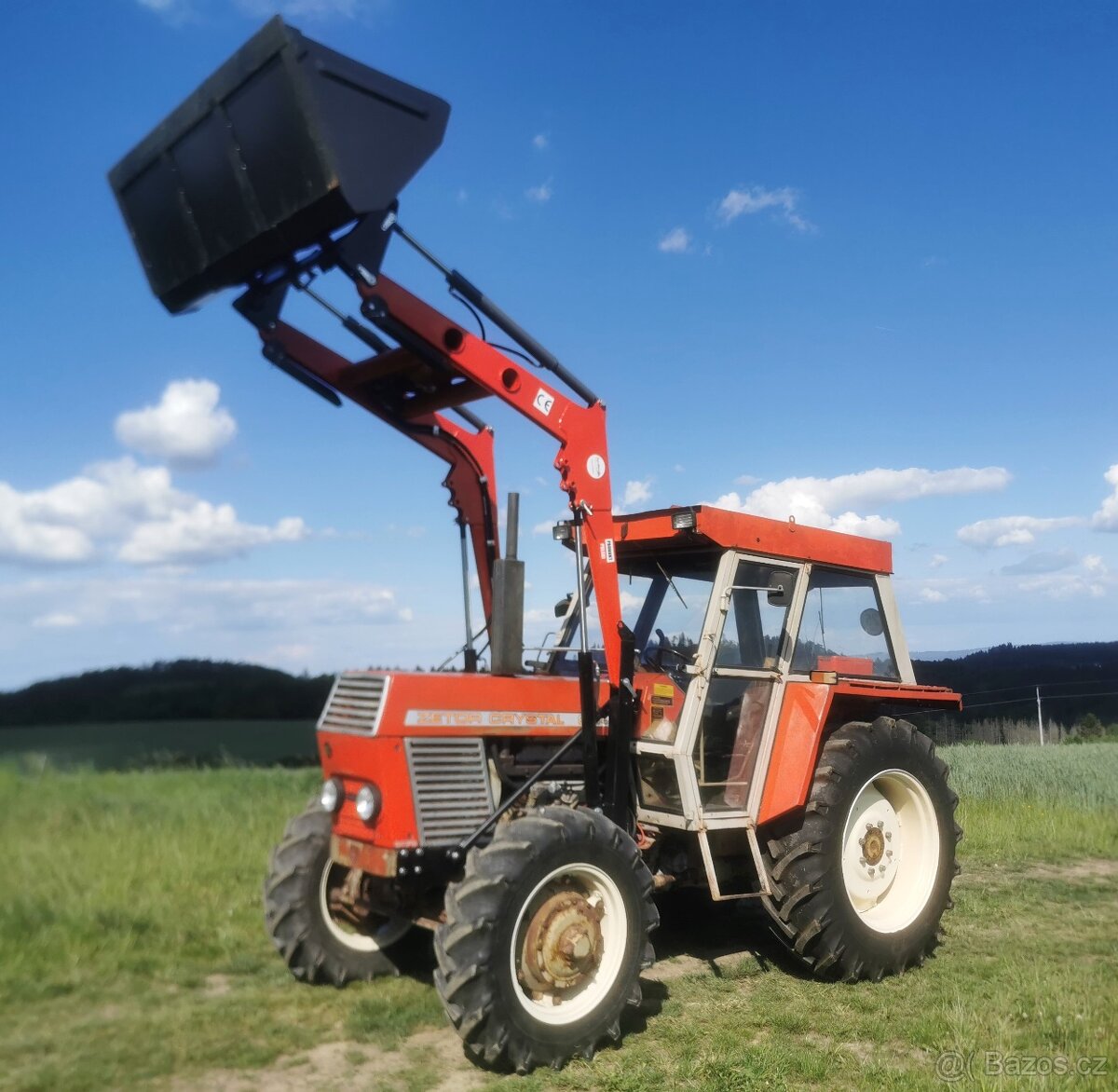 MONTÁŽ ČELNÍHO NAKLADAČE NA ZETOR, ZDARMA JOYSTICK A VIDLE.. - 2