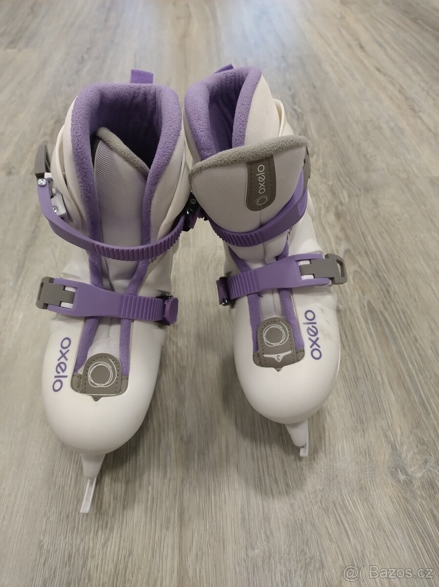 Holčičí dětské brusle vel.30-32 Oxelo - 2