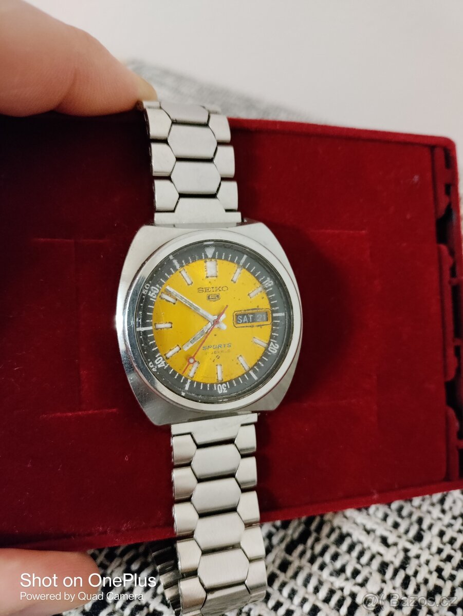Automaty Seiko 5 Sports 6119-6023 z roku cca 1975 - 2