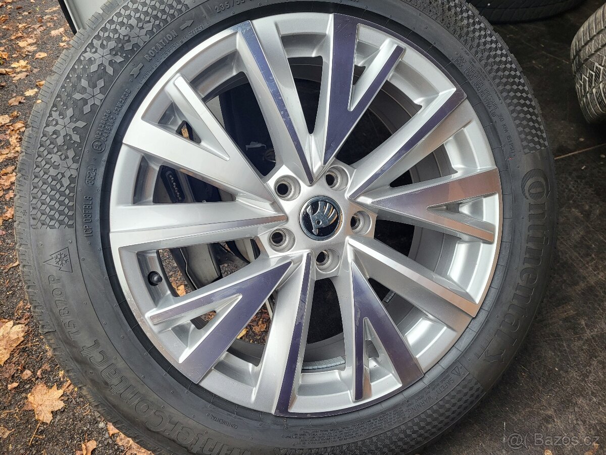 18" Zimní Škoda GIGARO Kodiaq II 2 Original 235/55/18 Conti - 2