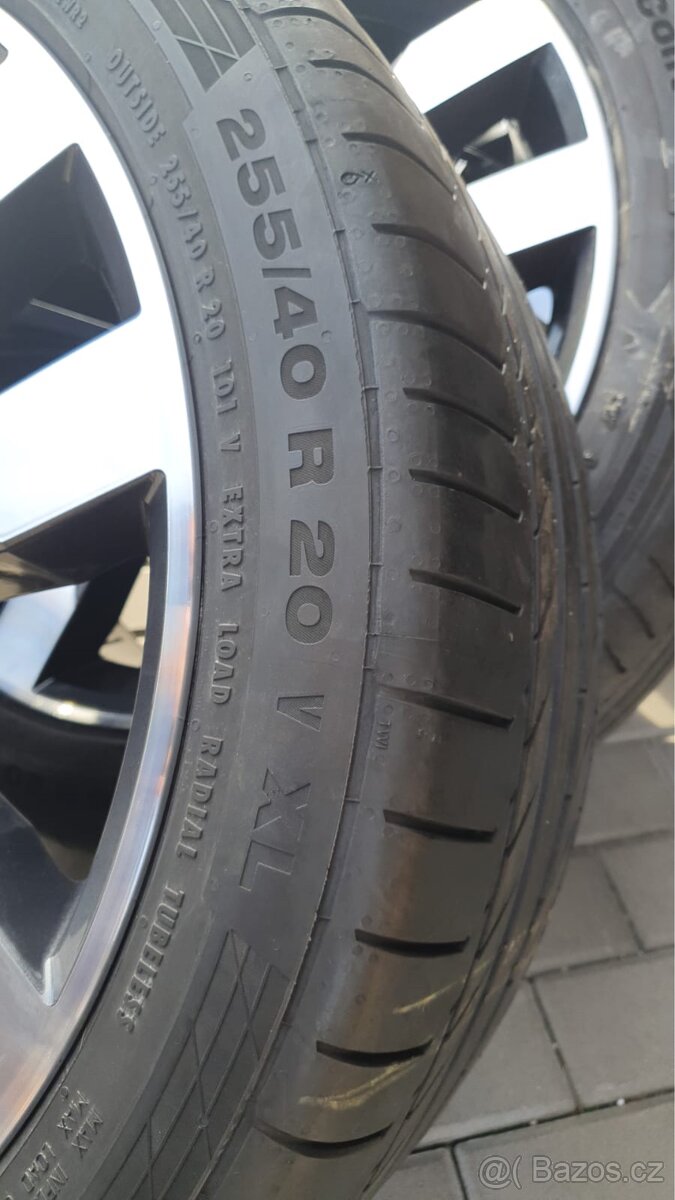 Letní ALU kola 255/40R 20 5X112 continental - 2
