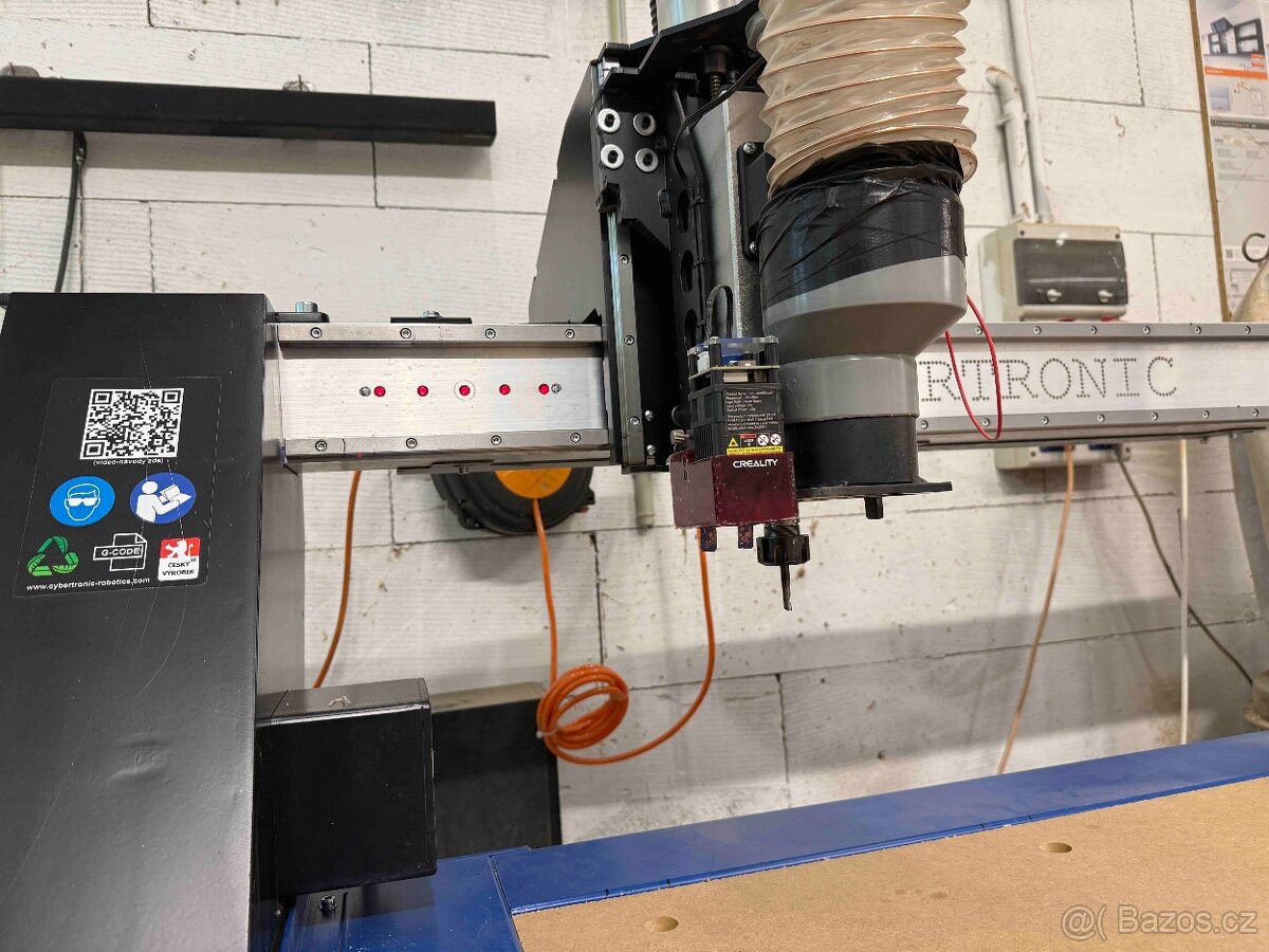 CNC FRÉZKA 18502800MM S DMYCHADLEM - 2