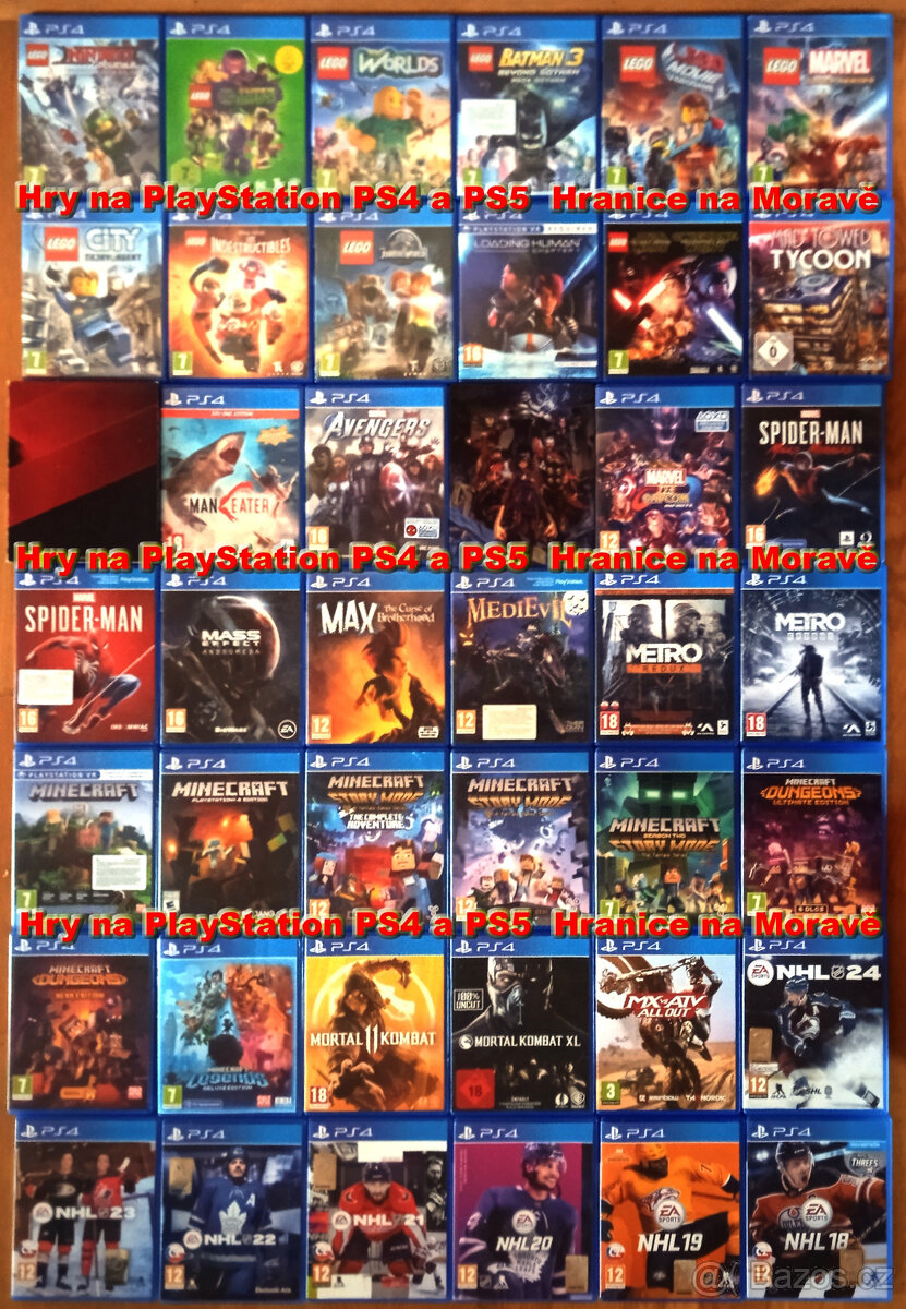 Hry na Playstation PS4 a PS5 - 2.část - 2