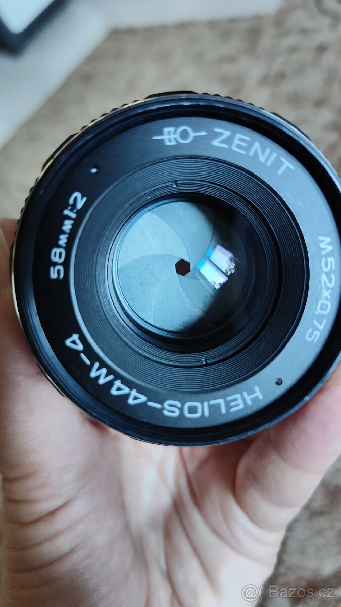 Prodám objektiv Helios 44M-4, 58 mm - 2