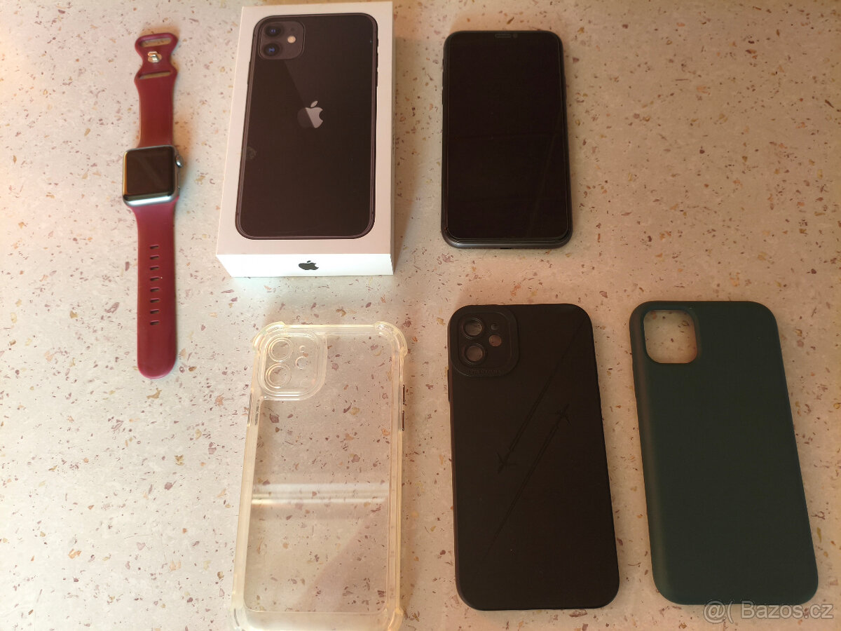 iPhone 11 64GB Black + apple watch 2 38mm - 2