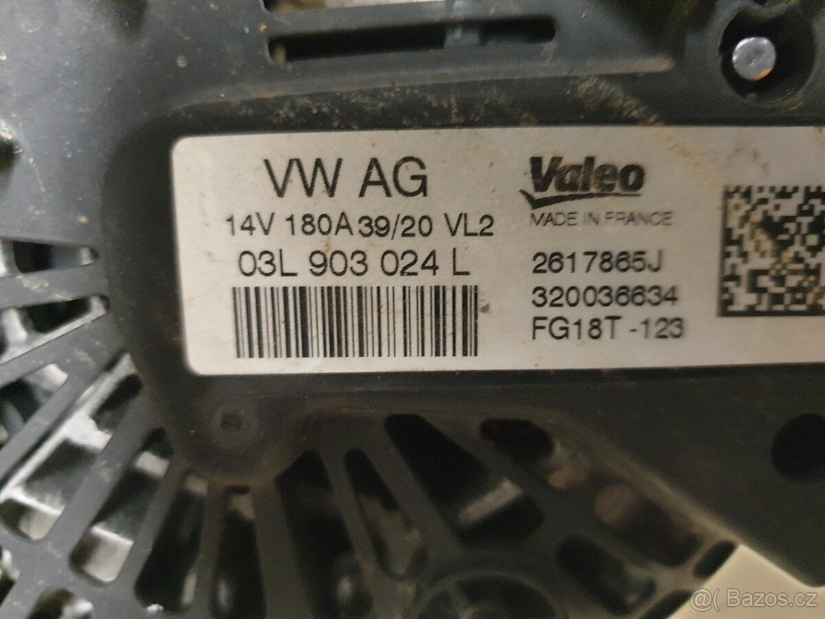 Alternátor - 03L903024L - 2