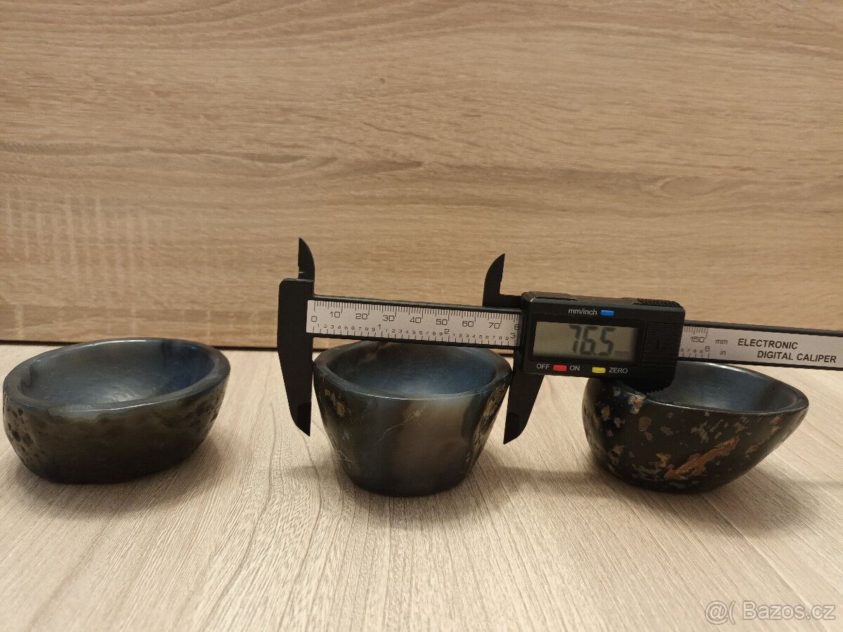 Achátové misky 3 ks - 2