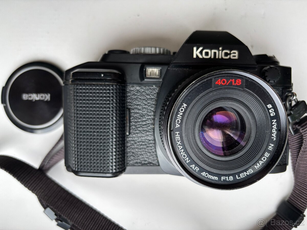 Konica FS-1 se 2 objektivy Konica Hexanon AR -povánoční slev - 2