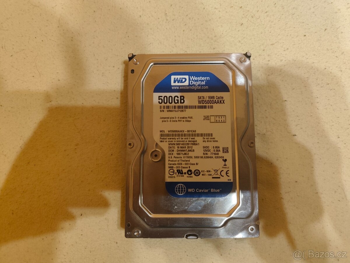 HDD 3,5" 500 GB SATA3 WD Blue - 2