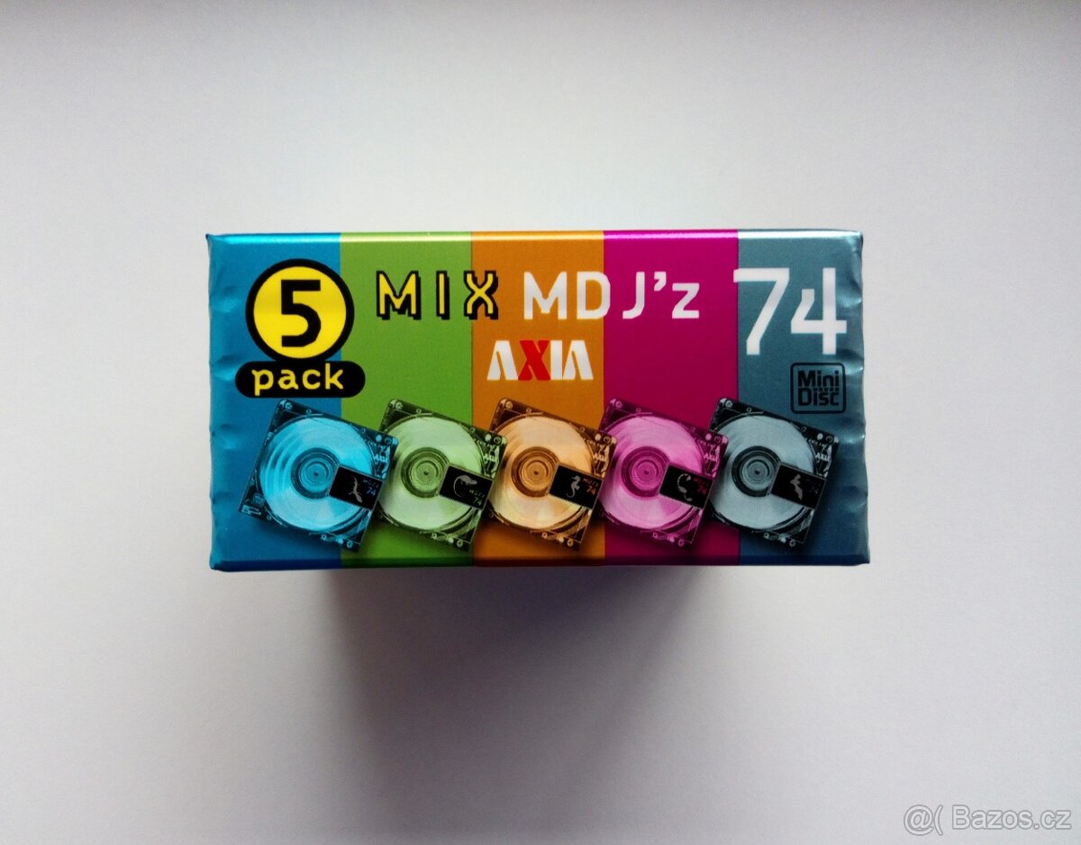 MiniDisc Axia MDJ'z 74 / 5. pack Japan - 2