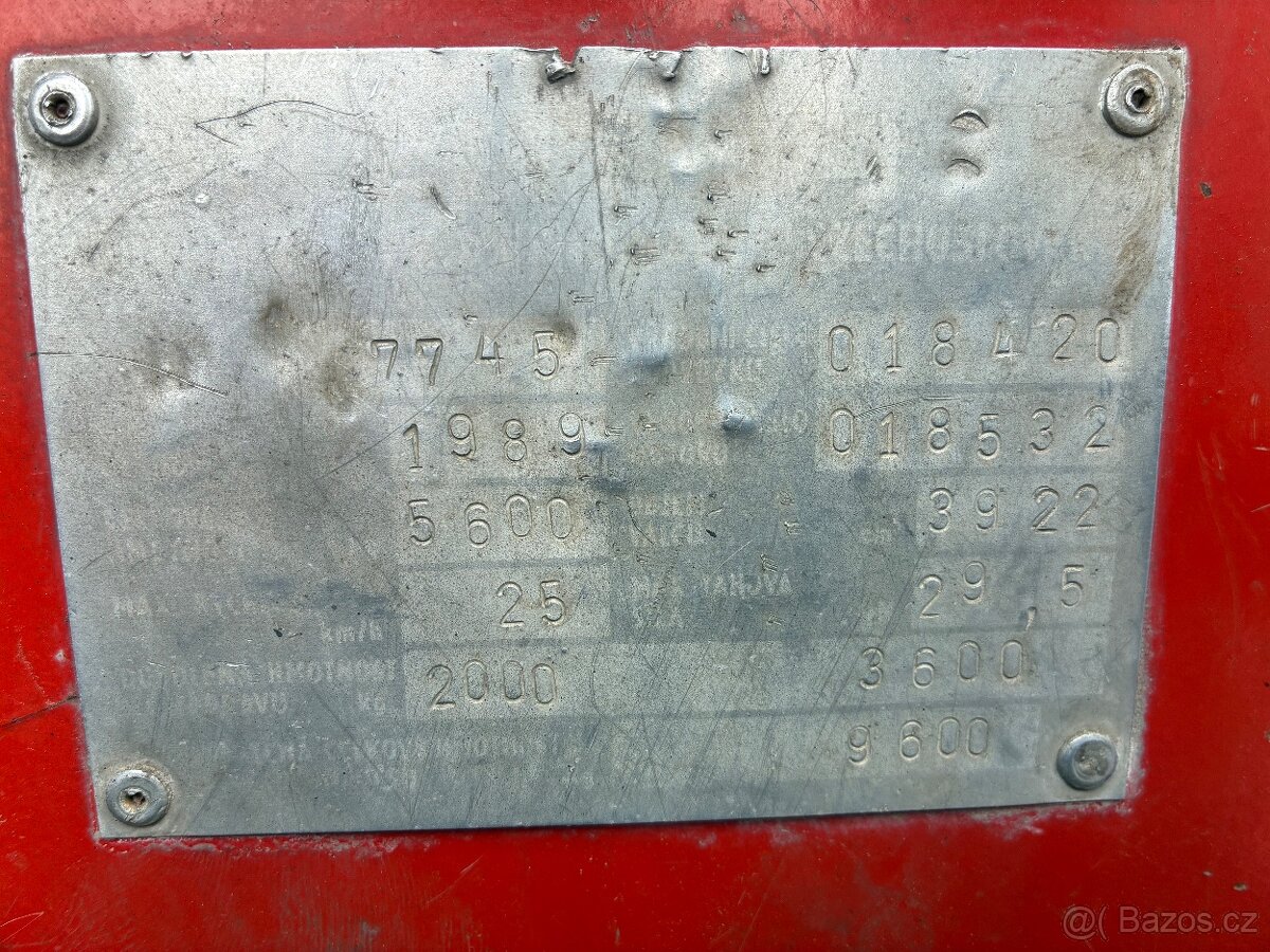 Doklady Zetor 7745 - 2