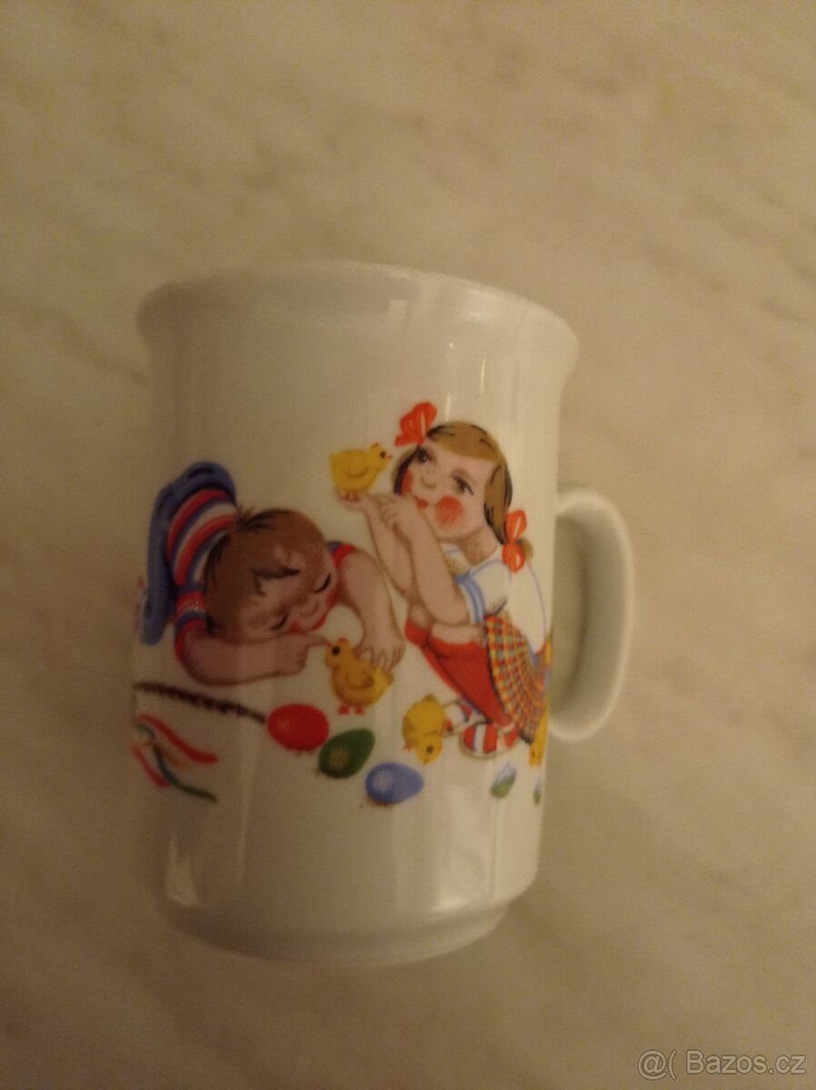 Dětský retro hrnek Velikonoce - 2