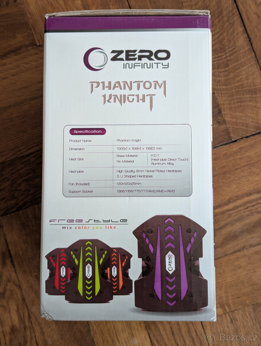Zero Infinity Phantom Knight 120mm (AM2/754/939/940/S775) - 2