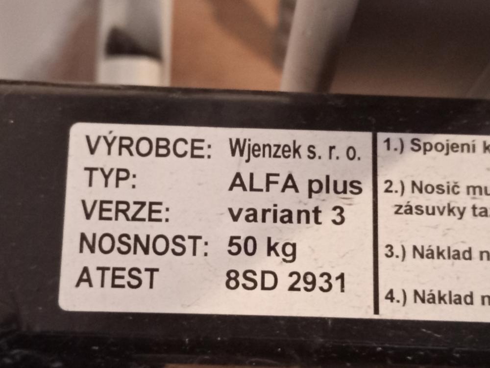 Nosič kol za auto - 2