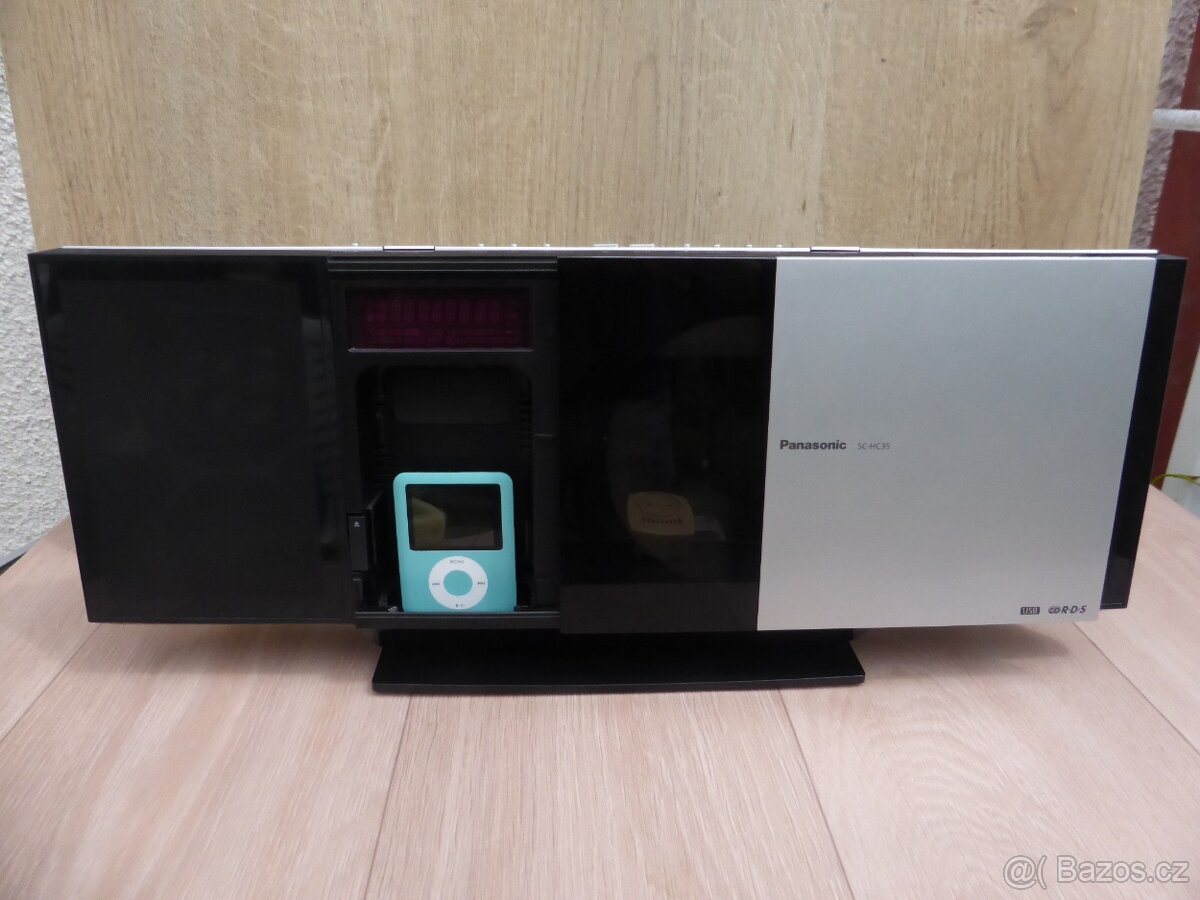 PANASONIC SC-HC35 elegantní vertikální mikrosystém - 2