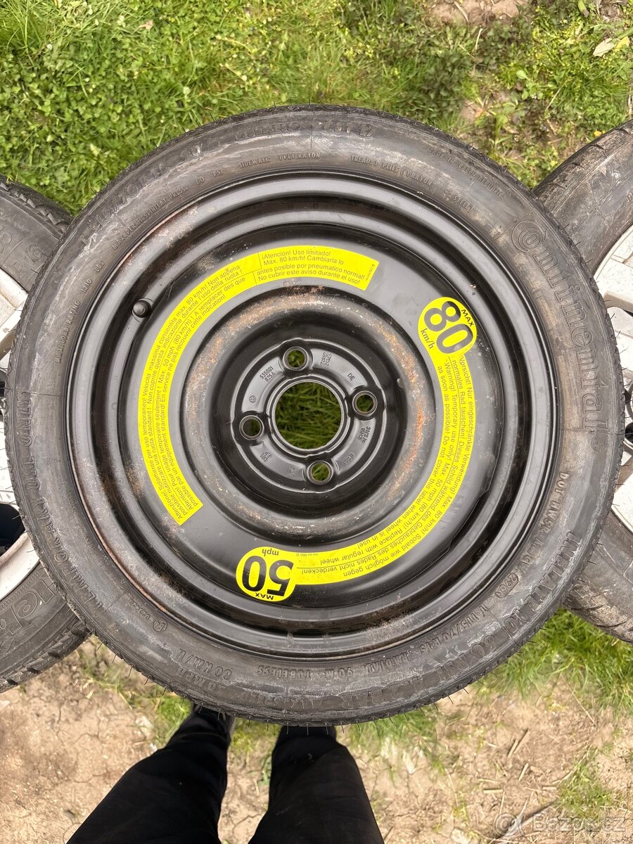 Rezervní kolo golf 3 vento 4x100 r15 - 2