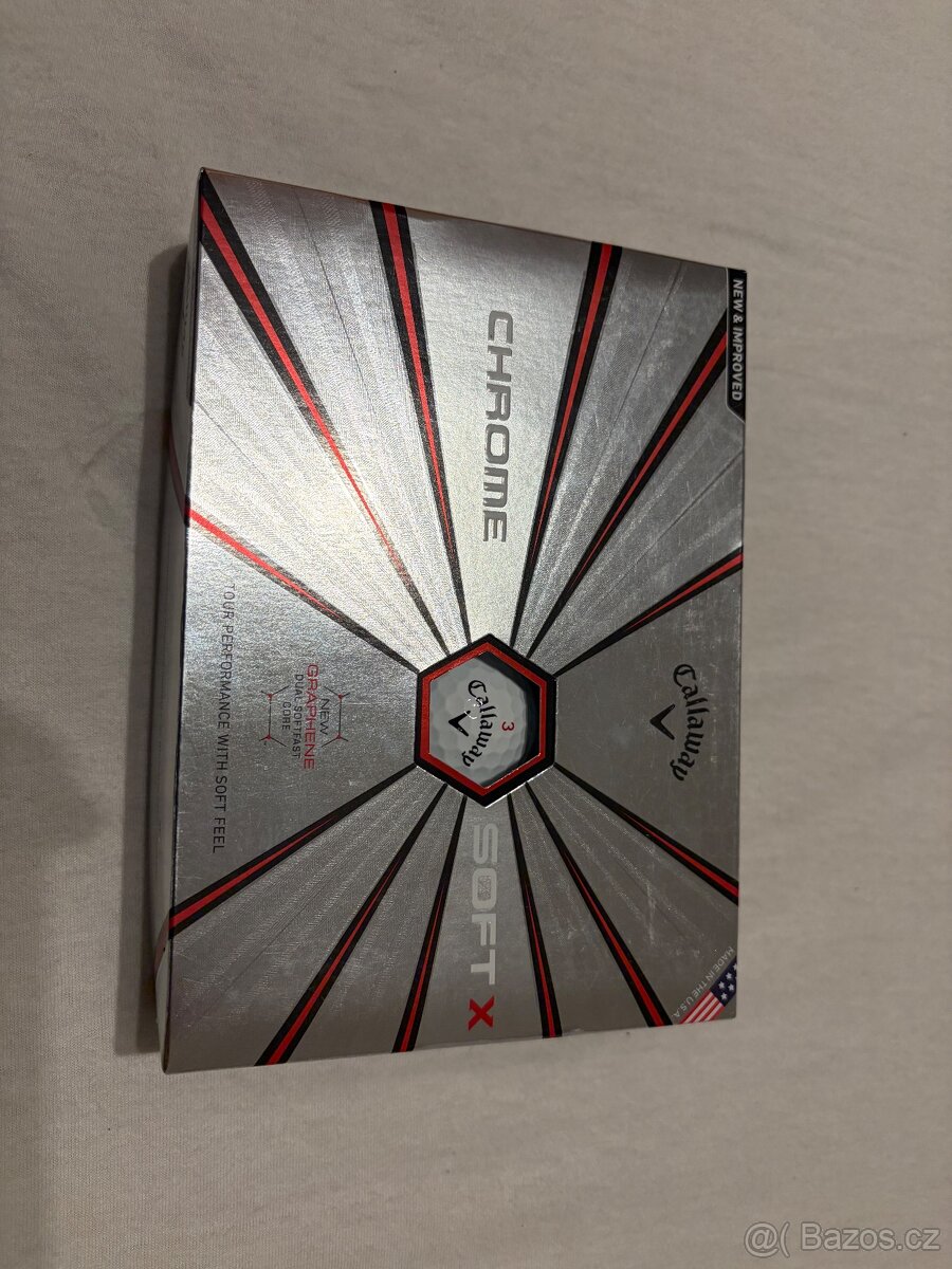 Callaway Chrome Soft X golfové míčky WHITE - 2
