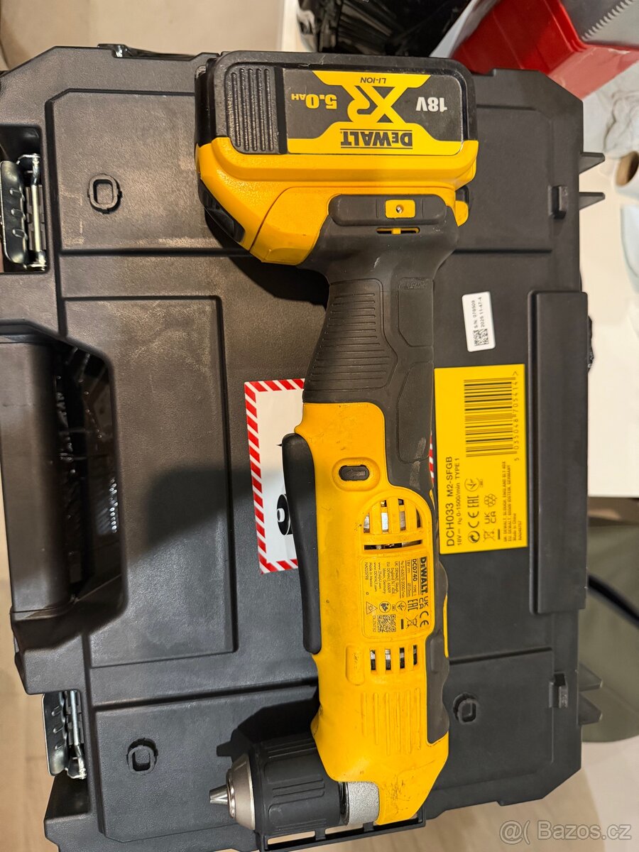 Aku pravoúhlá vrtačka DEWALT DCH 740 - 2