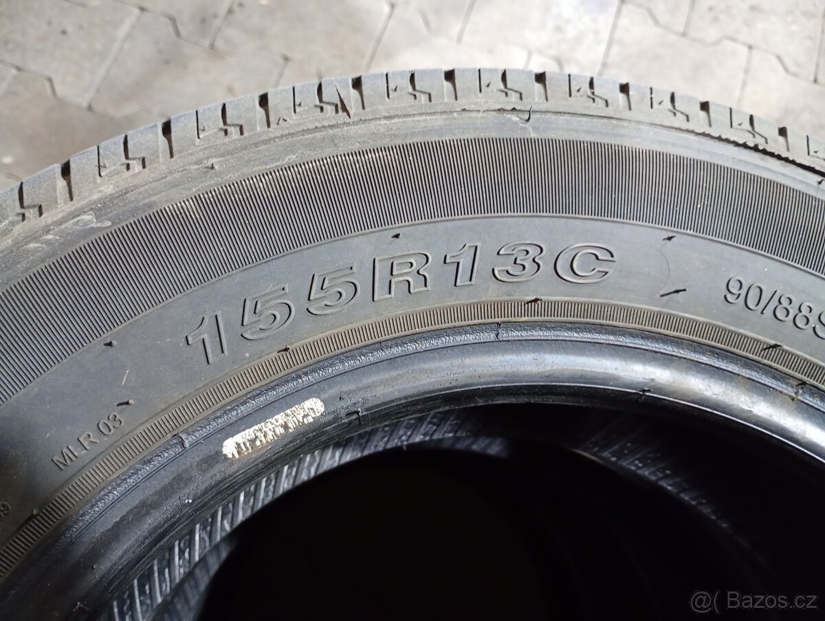 Prodám pneumatiky 155 R13C - 2