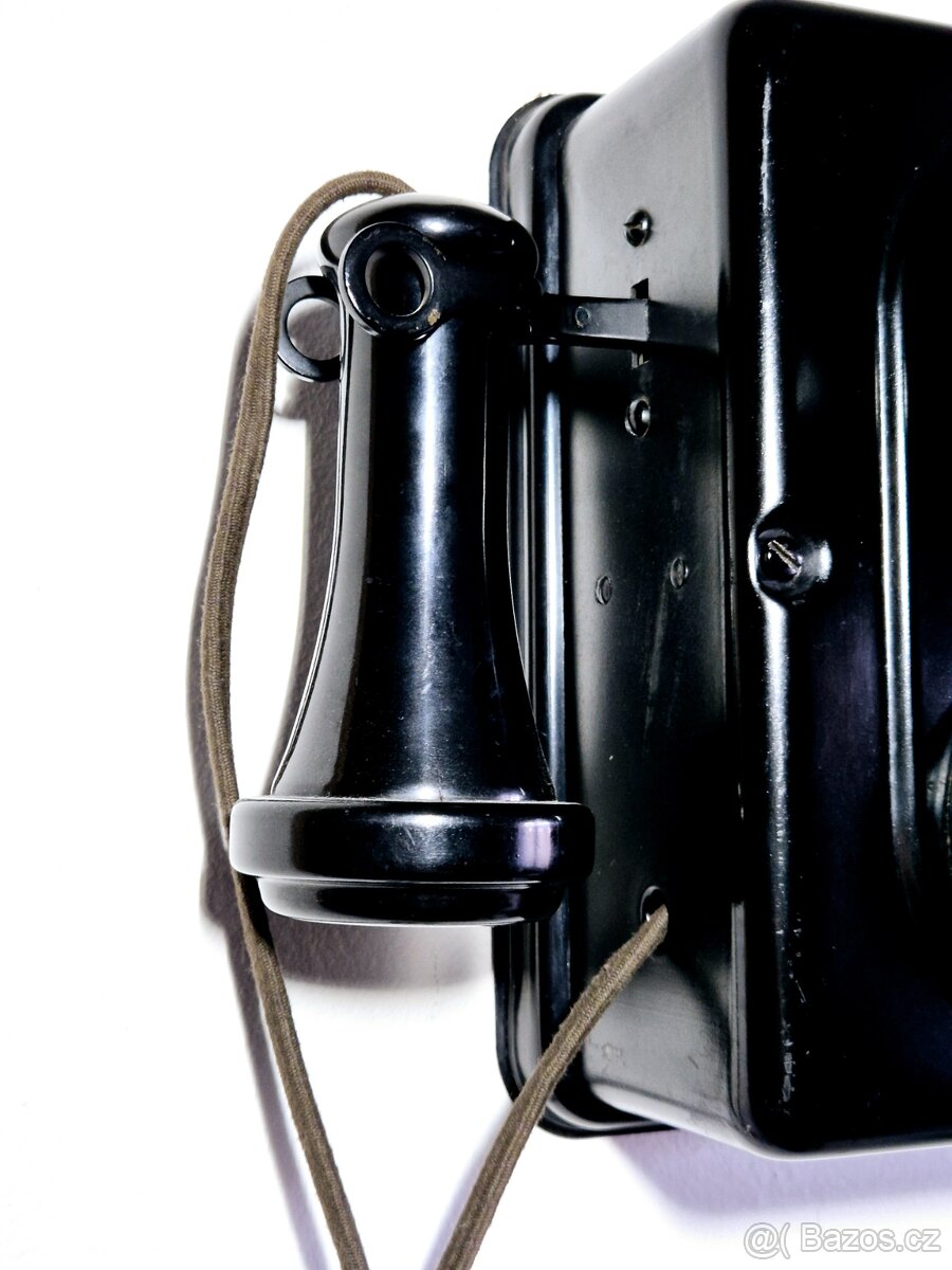 Starožitný nástěnný telefon Kellogg, USA 1910 - 2