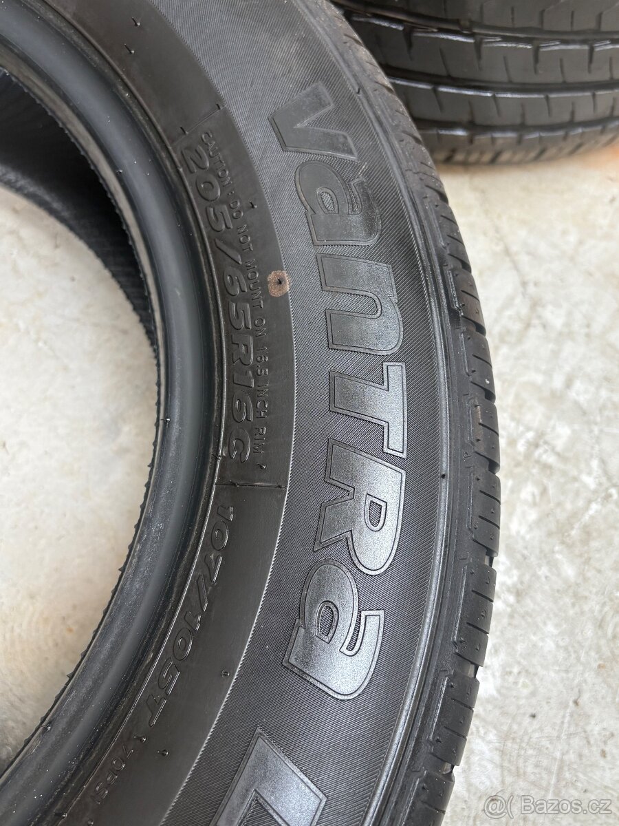 Hankook Vantra LT 205/65/16C Nové vhodné na Vw T5 T6 - 2