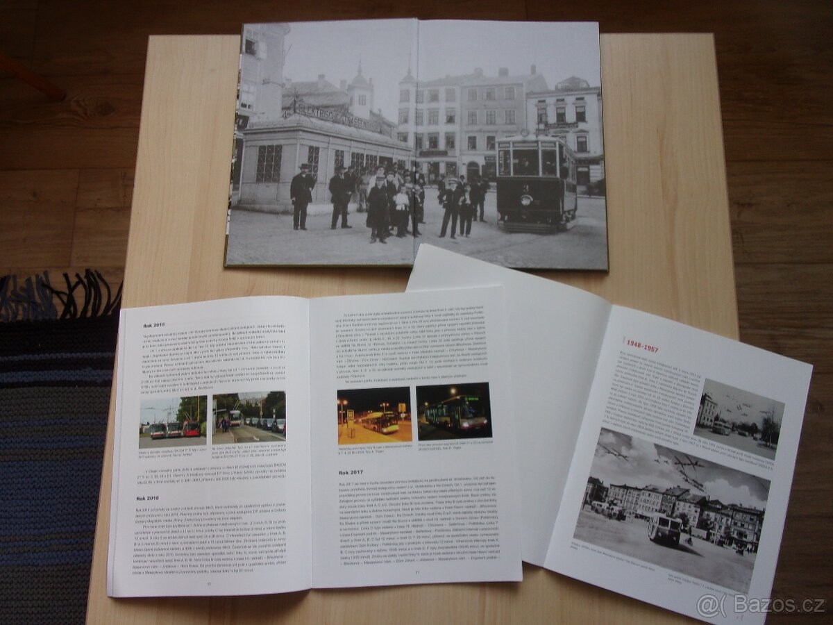 JIHLAVA - 3x KNIHA TRAMVAJE, TROLEJBUSY, AUTOBUSY - 2