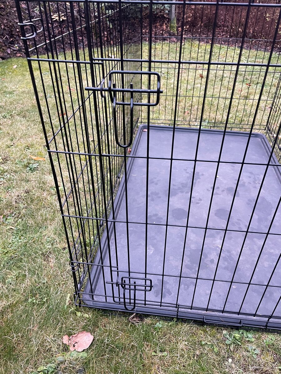 Skládací klec pro psa XXL 121x74x82cm - 2